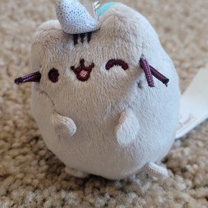 Pusheen plush keychain